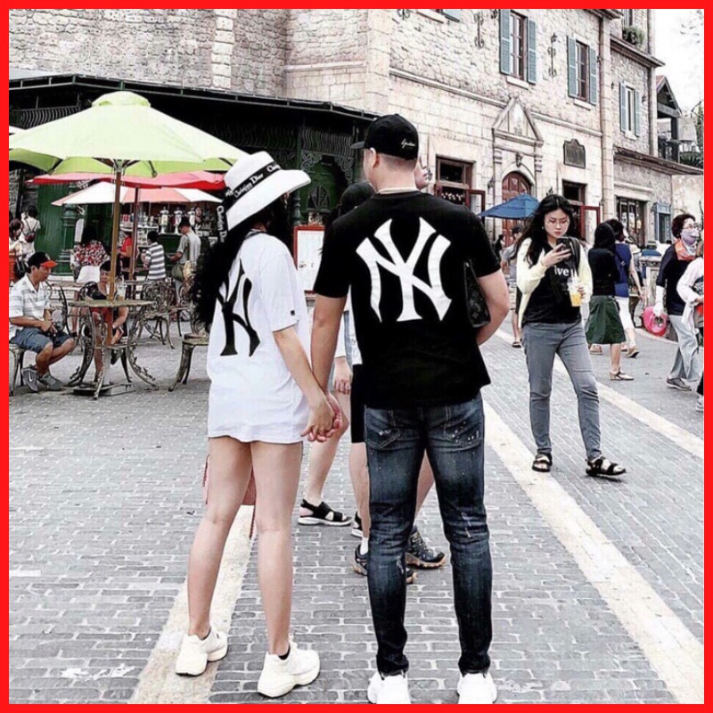 Follow Shop Săn Deal Hot Ngày 11/11 Áo Thun Cặp Đôi Nam Nữ Thời Trang In Chữ Hot Trend 2 Màu Trắng Đen