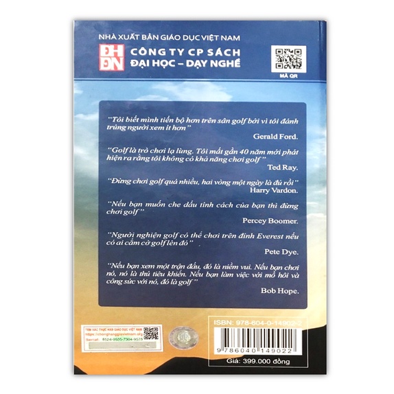 Sách - Cẩm Nang Golf (DN)