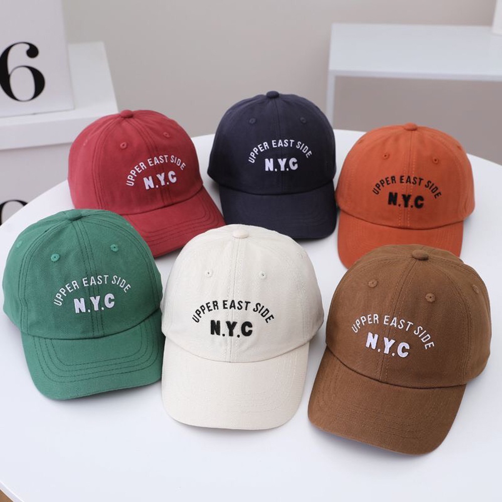 Mũ lưỡi trai nón kết thêu chữ NYC ulzzang unisex thích hợp cả nam nữ cá tính - Ekiu Shop