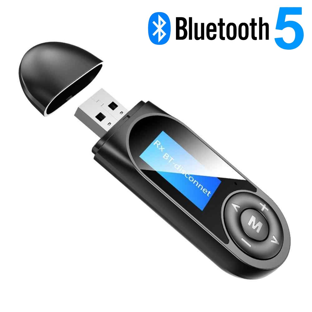 Bộ thu phát Bluetooth 5.0 đa năng kèm màn hình LCD BT-13