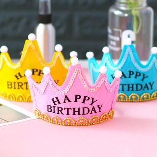Vương miện Happy birthday có đèn