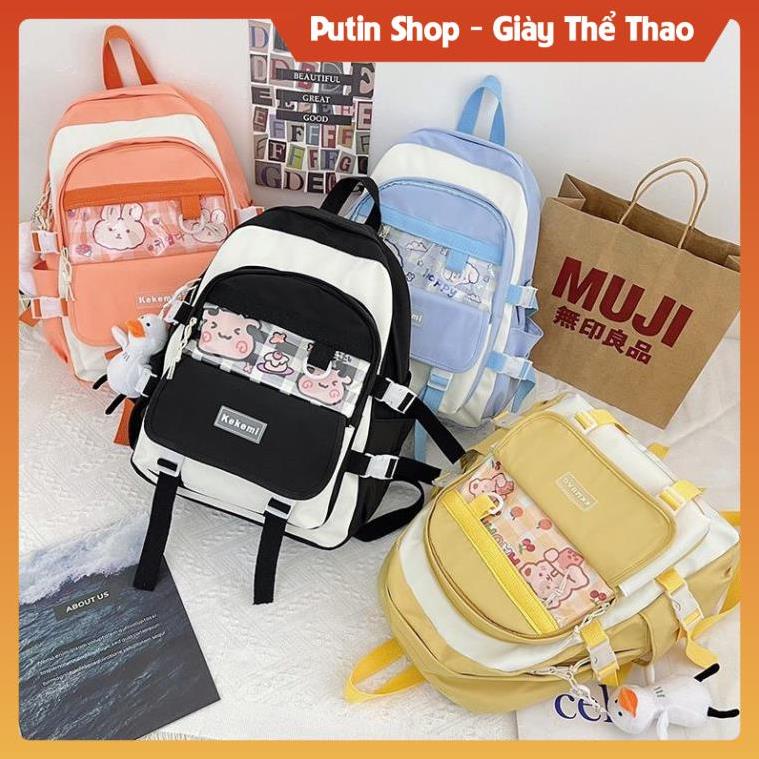 Balo nam nữ đi học đẹp giá rẻ thời trang dễ thương, Cặp sách đi chơi du lịch hàn quốc đựng đồ xịn sò
