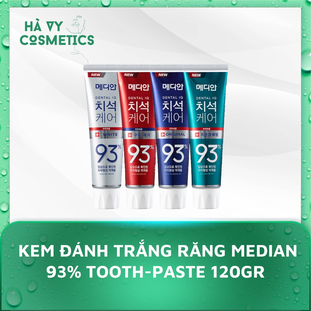 Kem Đánh Trắng Răng MEDIAN 93% Tooth-Paste 120gr