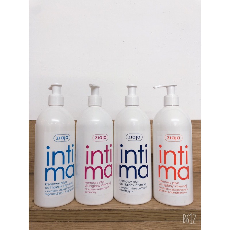 Dung dịch vệ sinh phụ nữ Intima Ziaja , Dung dịch vệ sinh vùng kín gel phụ khoa giảm ngứa mùi hôi khí hư 200 - 500ml