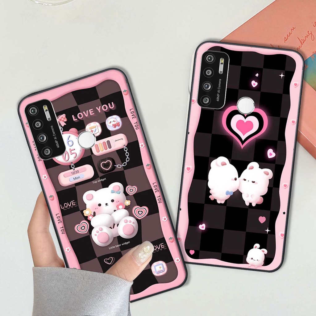 Ốp lưng Vsmart Star 5 / Joy 4 / Live 4 in hình gấu cute,bò sữa 3D cute dễ thương bảo vệ điện thoại .