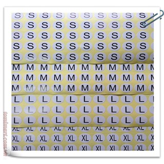 Decal size M dành cho quần áo 96 miếng