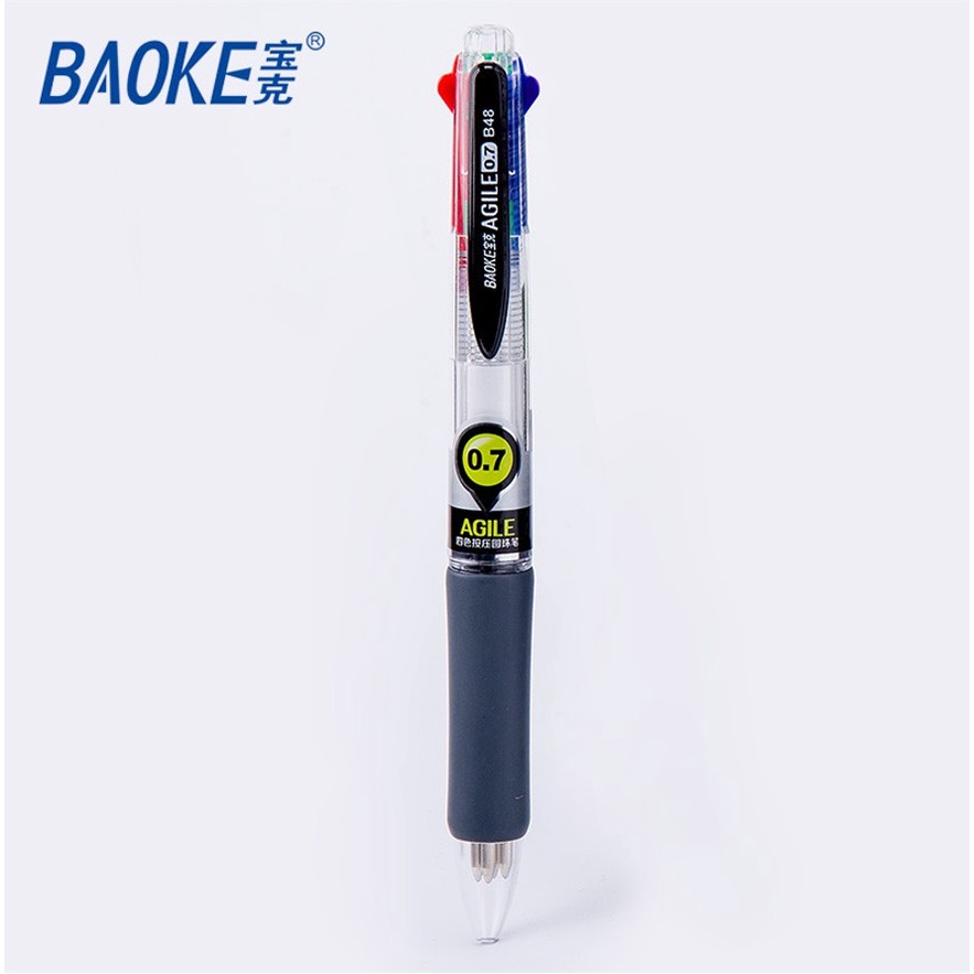 Bút đế cắm bàn Thiên Long PH02 - Xanh/Đen - Bút 4 màu văn phòng - ngòi 0.7mm - vpp Diệp Lạc
