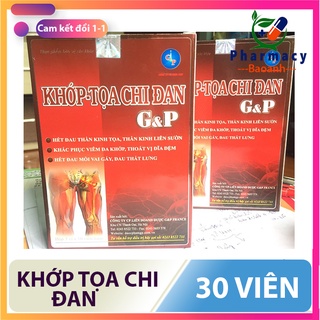 KHỚP TỌA CHI ĐAN G&P - Hỗ trợ đau mỏi xương khớp