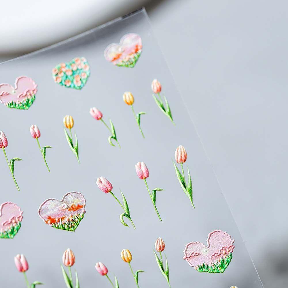 [Hàng mới về] Nhãn dán trang trí móng tay 5D xinh xắn đáng yêu