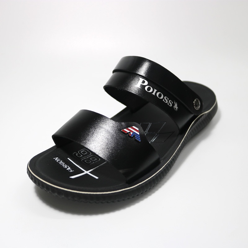 Dép da nam quai ngang siêu nhẹ mẫu 2022 SoHA Store