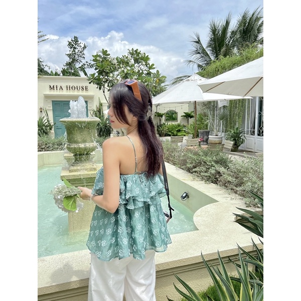 Beachclub-Clover Babydoll top