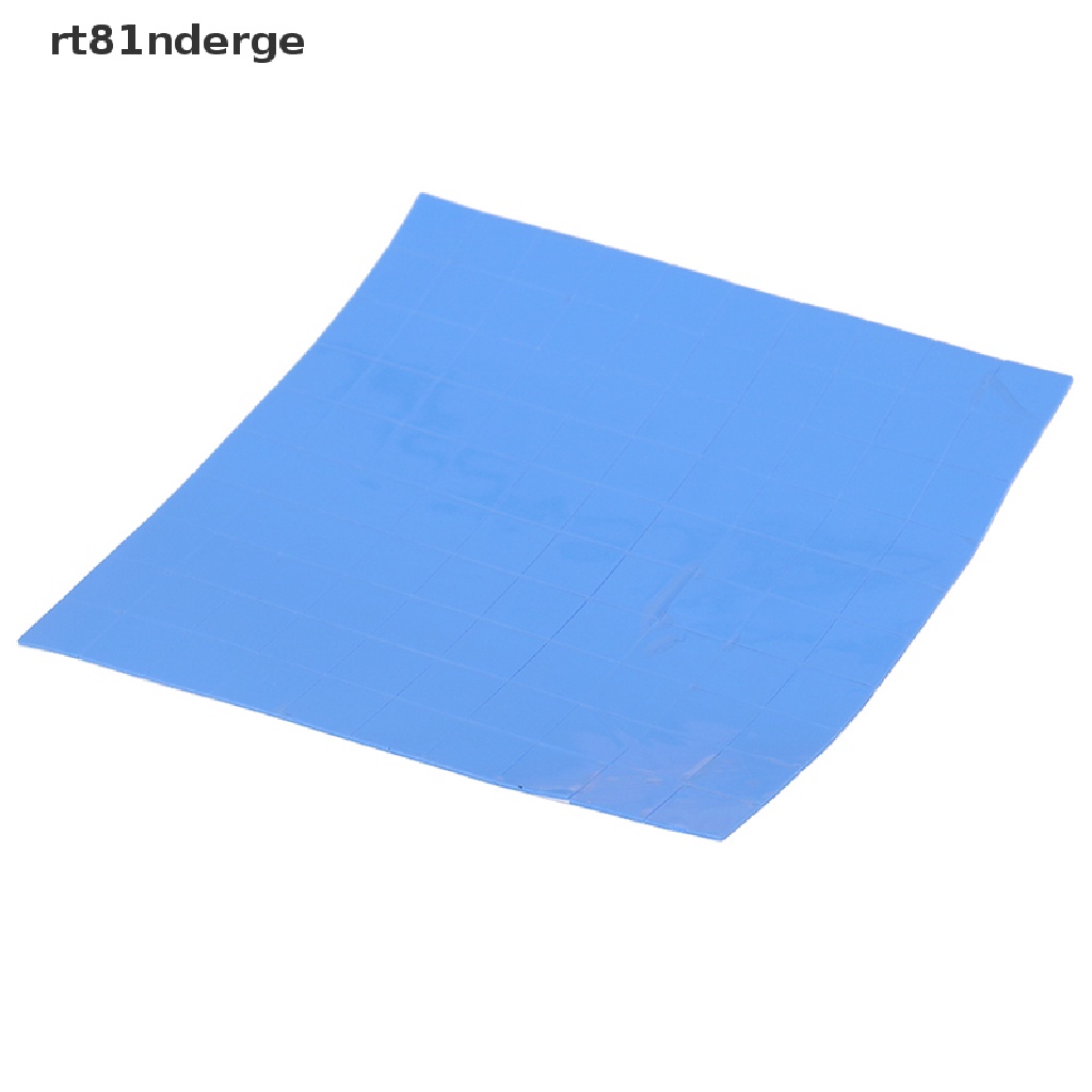 【ge】 100Pcs 10*10*0.5mm Thermal Pad GPU CPU Heatsink Cooling Conductive Silicone Pad .