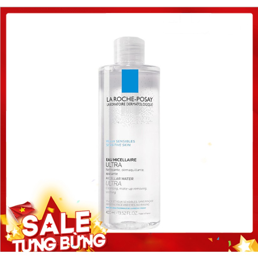 Nước tẩy trang cho da nhạy cảm La Roche-Posay Micellar Water Ultra Sensitive Skin 400ml | BigBuy360 - bigbuy360.vn