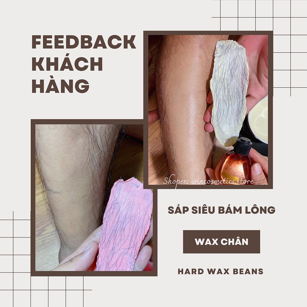 Sáp wax lông nóng wax beans, sáp Premier siêu bám lông, Hard Wax Beans nhập khẩu cao cấp