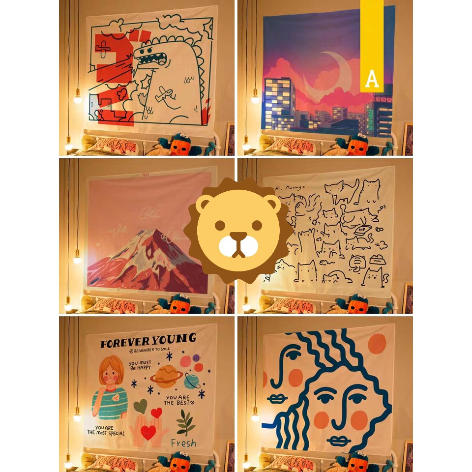 ❤️ Vải nền decor phòng ❤️ Treo tường hay dùng làm background chụp ảnh