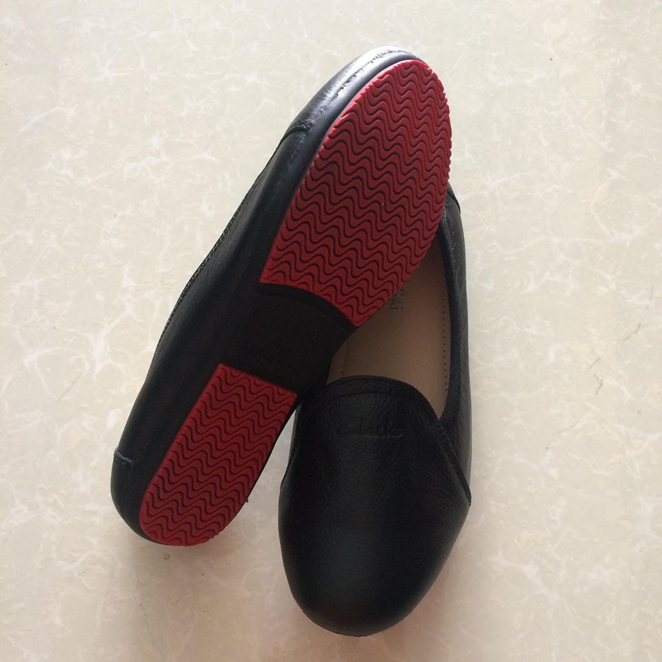 Giày búp bê da bò đen Trường Hải trơn TH060 | BigBuy360 - bigbuy360.vn