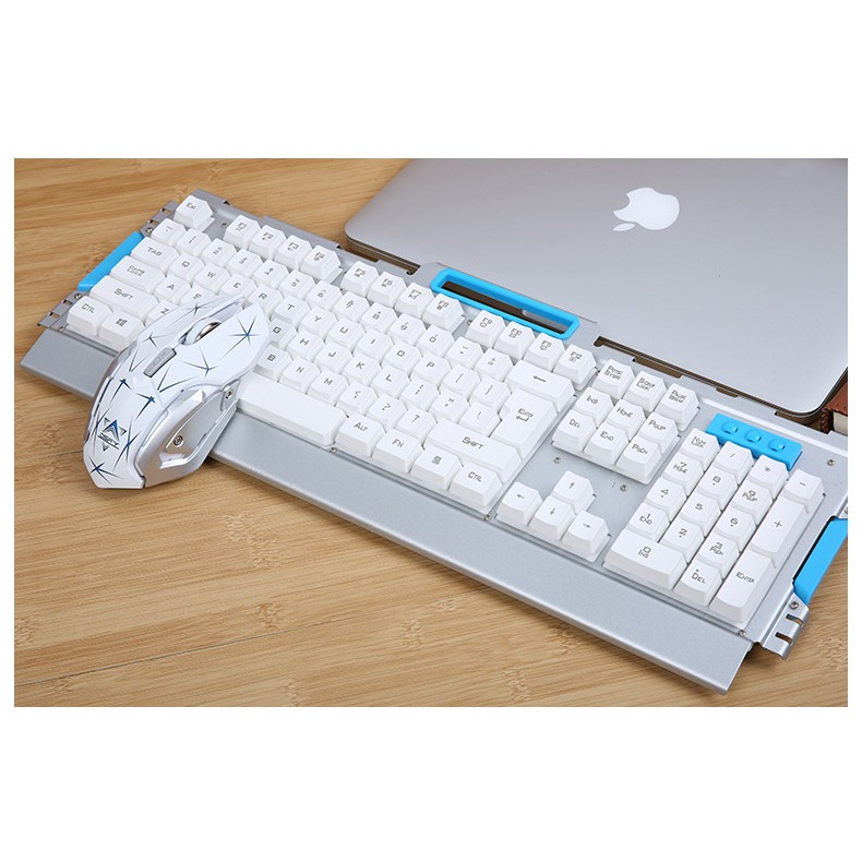 Combo bàn phím và chuột không dây thời trang HK50