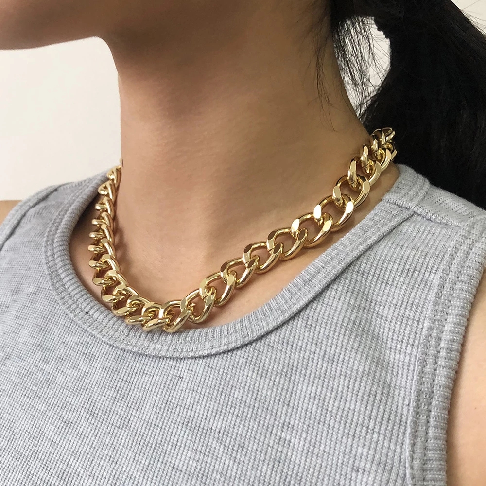 Vòng Cổ Choker Nhiều Lớp Màu Vàng Đồng Phong Cách Cổ Điển Thời Trang Cho Nữ