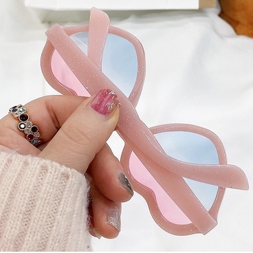 Kính Mát Thời Trang Hàn Quốc Chống Tia UV400 Dành Cho Trẻ Em