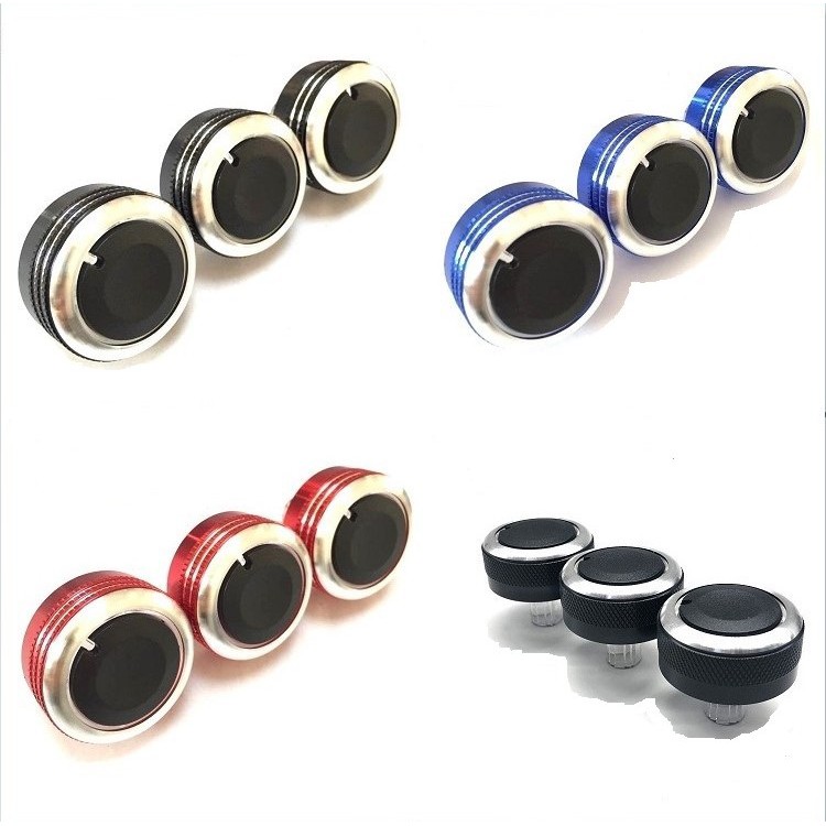 Núm điều hòa xe Kia Soluto/Pegas màu Xanh sang trọng