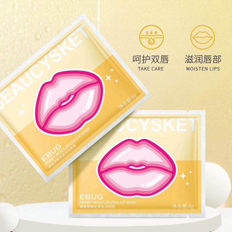 MẶT NẠ MÔI EBUG SEAUCYSKET DƯỠNG HỒNG MÔI NỨT NẺ