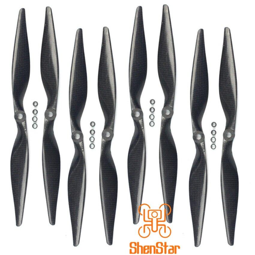 1 Gói 4 Cặp Cánh Quạt 13x6.5 3K CW CCW 1365 CF 13inch Cho Máy Bay Điều Khiển Từ Xa DIY