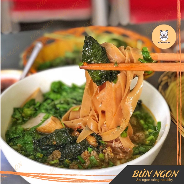 Bánh Đa Cua Hải Phòng, Bánh Đa Đỏ Khô Vifon - Hỏa Tốc - Bún Ngon 300g