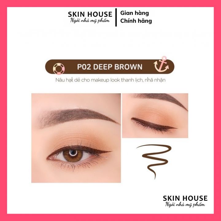 Bút Dạ Kẻ Mắt Black Rouge Power Proof Pen Liner Không Lem Siêu Chống Nước