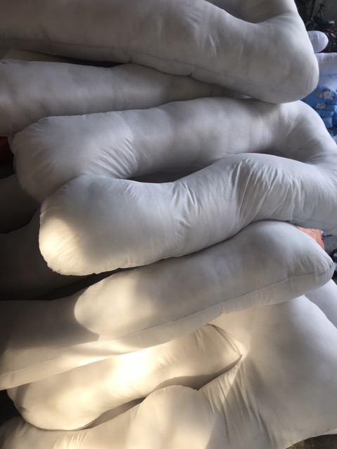 Gối cho bà bầu chữ U vải Cotton 100% mẫu mới nhất