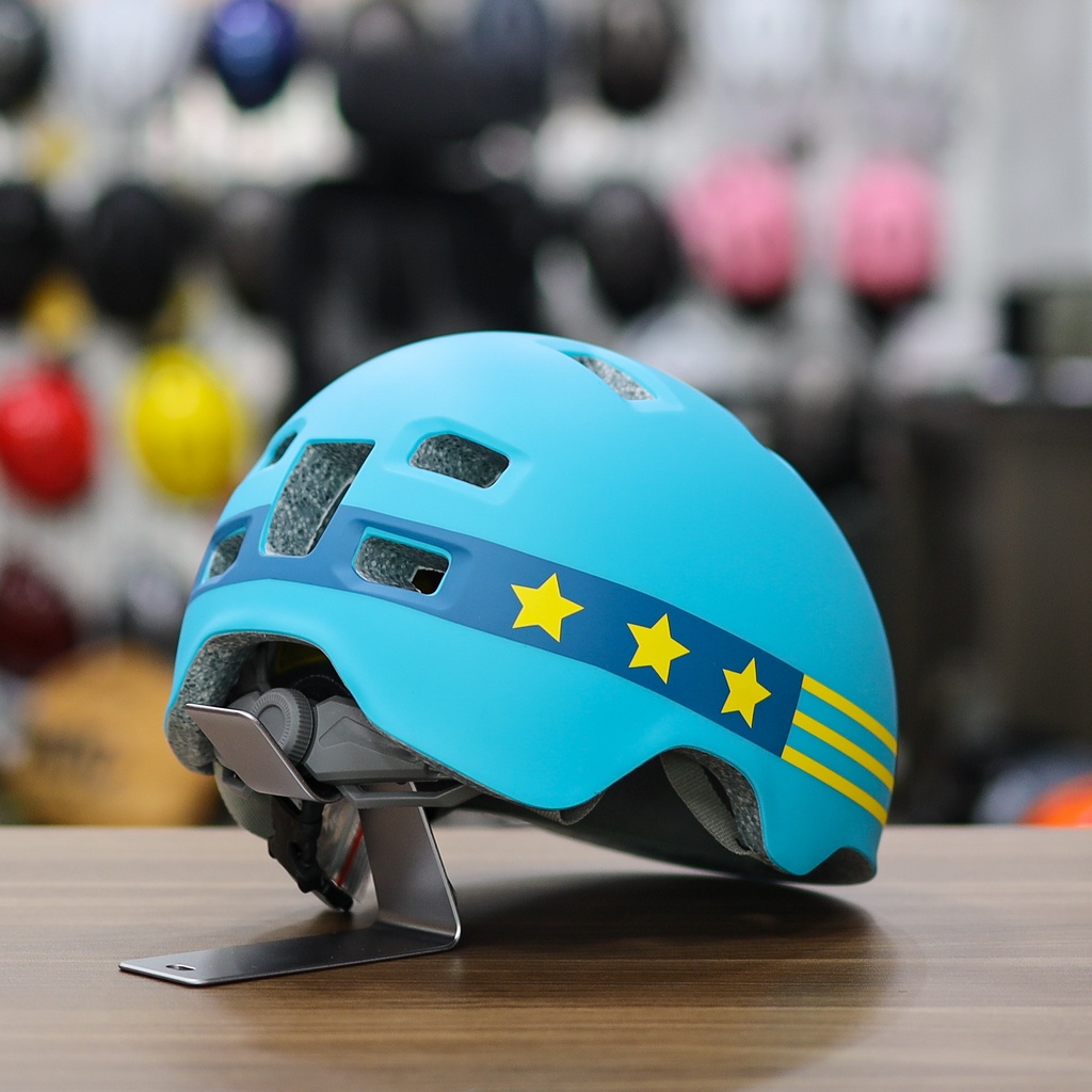 Nón Bảo Hiểm Trẻ Em Baby Kid Siêu Cute Màu Tím Hồng