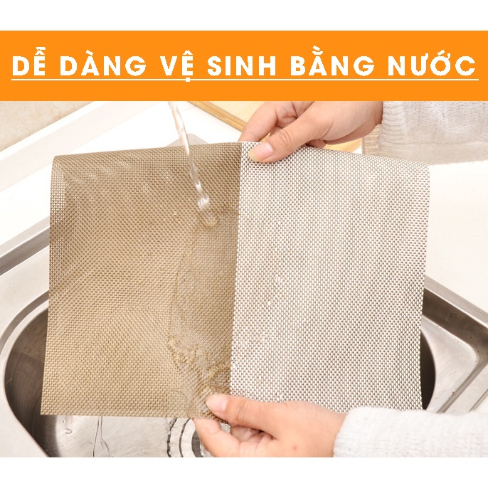 Tấm Lót Bàn Ăn Cách Nhiệt, Chống Trơn Trượt Sang Trọng 45cmx30cm