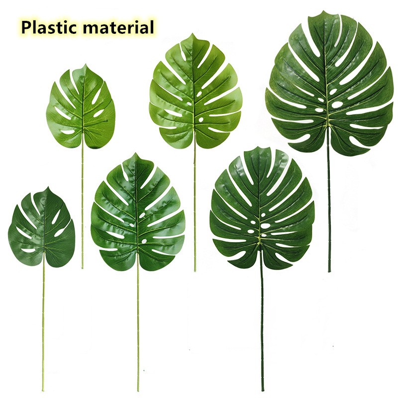 Lá cây trầu bà nhân tạo dùng cho trang trí nội thất tươi mát