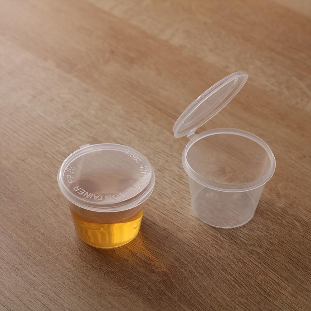 Set 30 Cốc Đựng Màu Nước Sốt Bằng Nhựa Có Thể Tái Sử Dụng