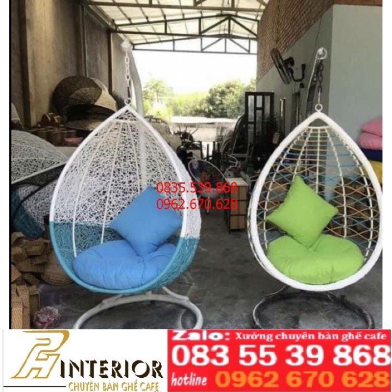 xích đu đơn xích đu mây nhựa xích đu thư giãn