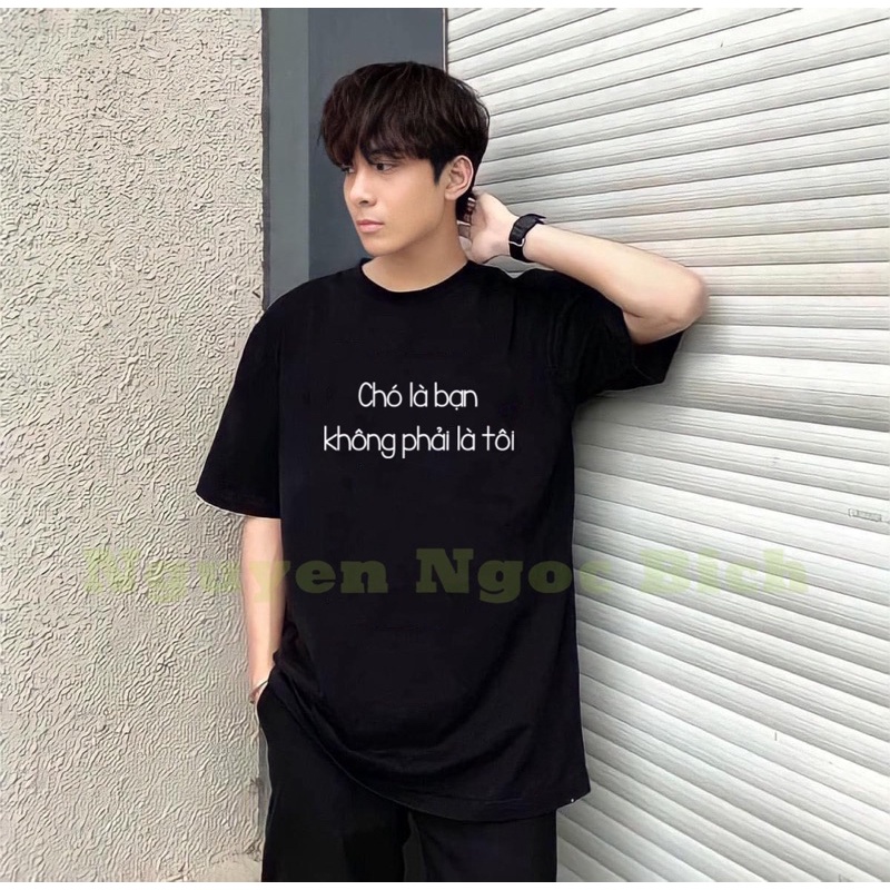 ÁO THUN UNISEX “CHÓ LÀ BẠN” 100% COTTON