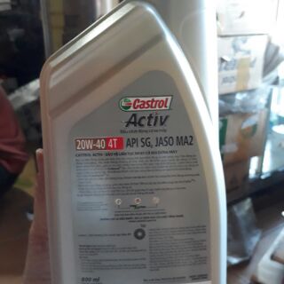 DẦU NHỚT CASTROL ACTIV 800ML CHO XE SỐ