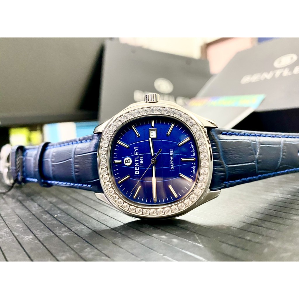 Đồng hồ nam dây da mặt kính chống xước Bentley BL1869 BL1869-101 BL1869-101MWNN | BigBuy360 - bigbuy360.vn
