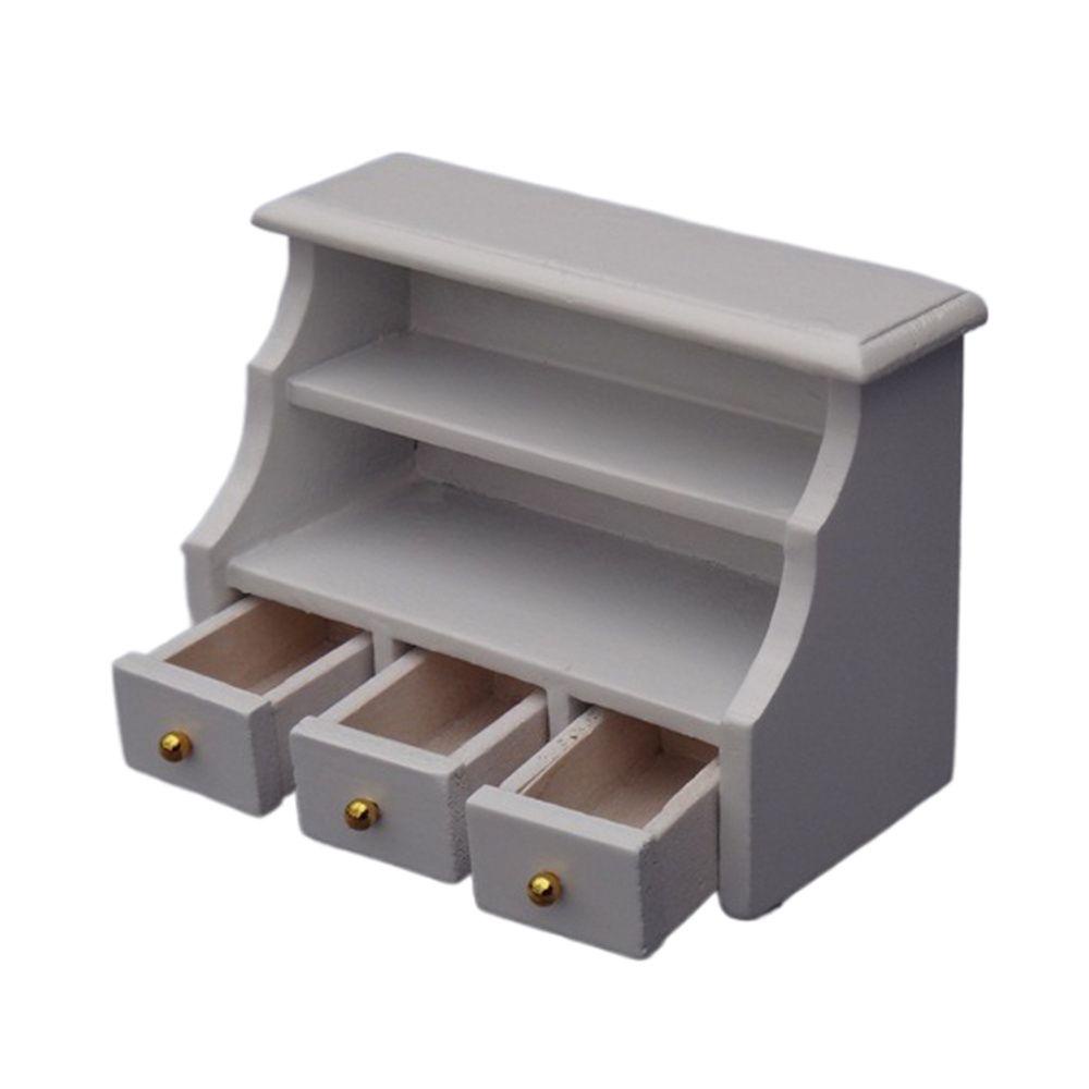Mô Hình Tủ Khăn / Đồ Chơi Bằng Gỗ DIY Trang Trí Nhà Búp Bê
