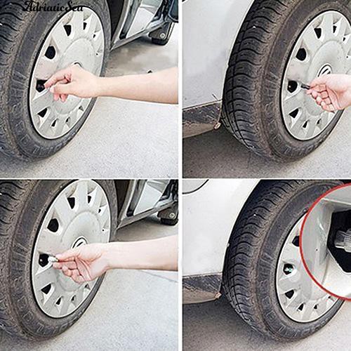 Bộ 4 van lốp xe cảnh báo áp suất lốp 3 màu hiển thị tiện lợi