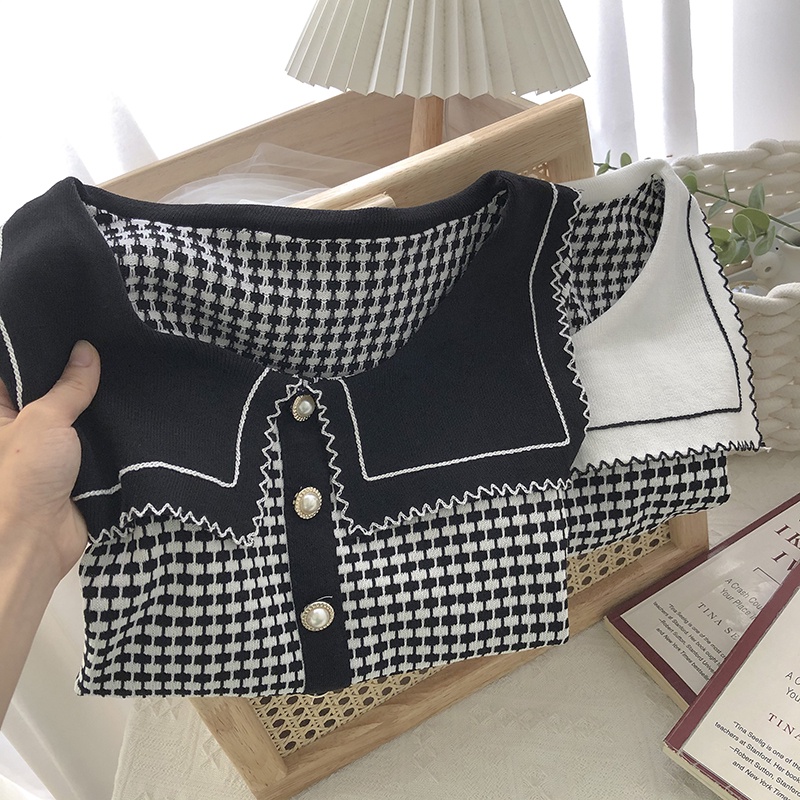 Đầm nữ ngắn tay cổ búp bê màu sắc thời trang