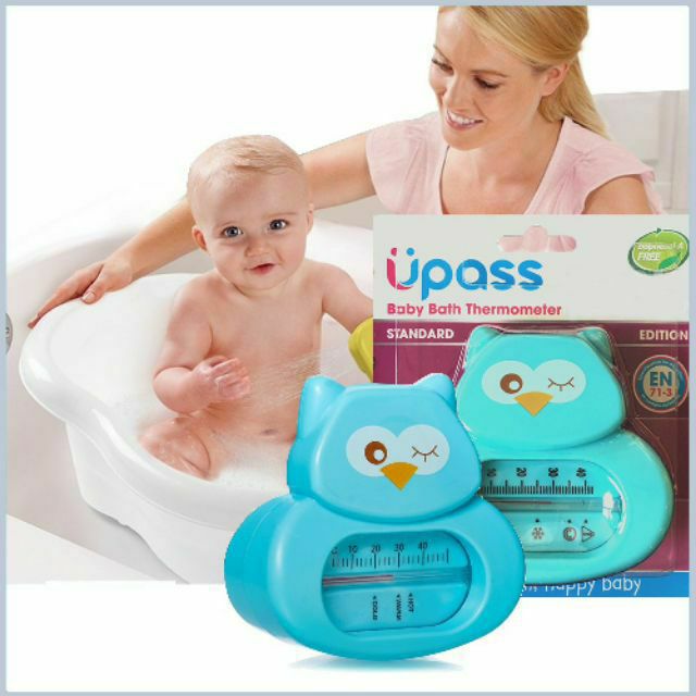 Nhiệt kế xúc xắc đo nhiệt độ nước tắm an toàn cho bé UPASS UP4009N (Made in Thailand)