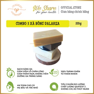 Combo bộ 3 xà bông thiên nhiên Epis - Dalaksa