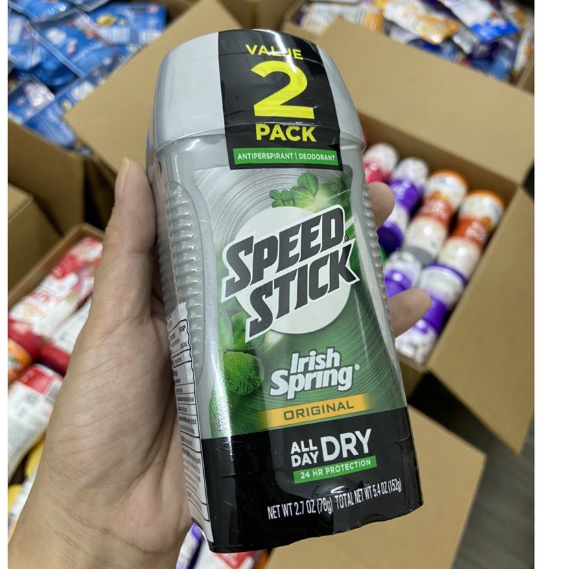 Sáp Khử Mùi Speed Stick Irish Spring 76g