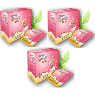 3 hộp Cốm bổ vi sinh cho trẻ biếng ăn chậm lớn rối loạn tiêu hoá hấp thụ dưỡng chất kém hay ốm yếu Spbio bibo