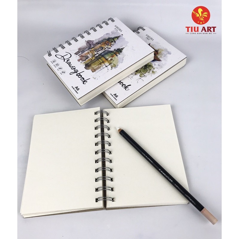 Sổ Vẽ Sketch book SAKURA 50 sheeets (A6, B6, A5)