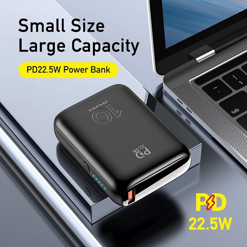 Awei P115K 9000mAh PD 22.5W Support Fast Charging Super Mini Powerbanks Portable Batteries