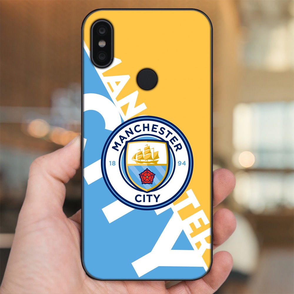 Ốp lưng Xiaomi Redmi S2 viền đen in hình Manchester City MC
