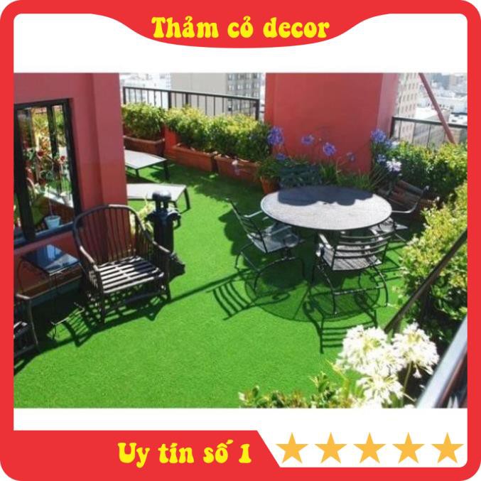 Thảm cỏ nhân tạo cao 2cm (1m2), thảm cỏ giả, chất lượng nhựa PVC cao cấp, an toàn với môi trường , hàng chuẩn