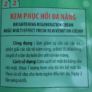KEM PHỤC HỒI ĐA NĂNG #NSK