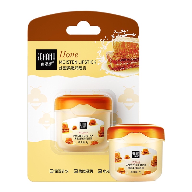 Sáp Dưỡng Hồng Môi Senana hương trái cây dưỡng dưỡng ẩm sâu 7g